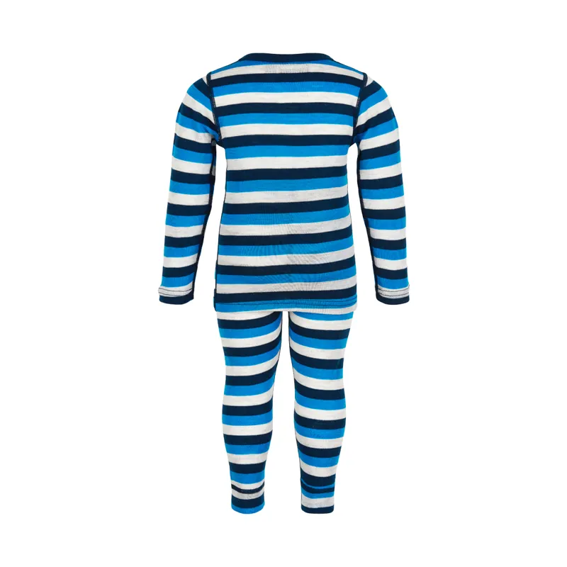 2021 Color Kids Wool Jr Boys Thermal Set Blue-1